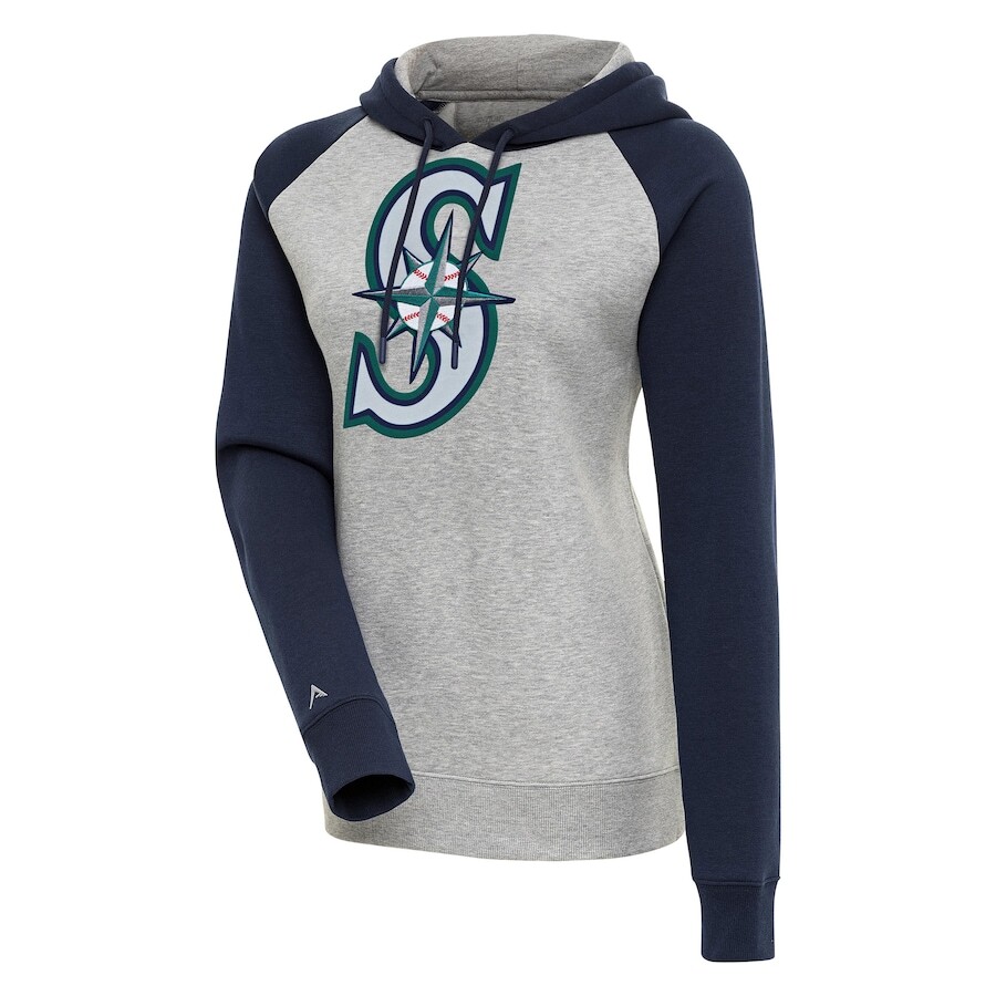 

Пуловер с капюшоном Antigua Seattle Mariners, серый