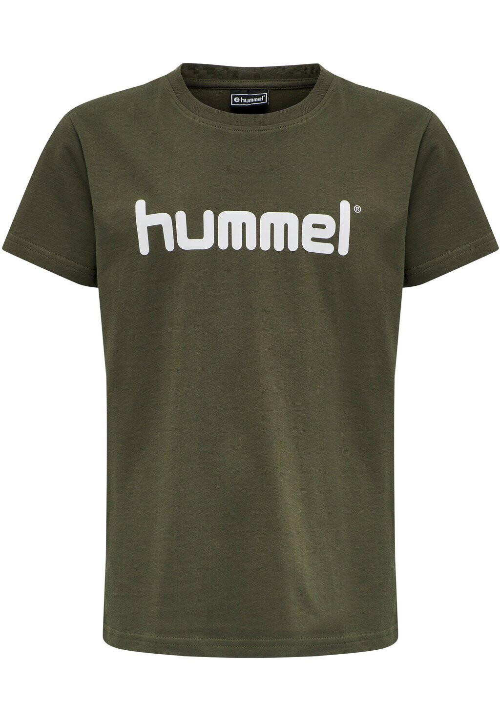 

Футболка с принтом HMLGO KIDS COTTON LOGO S/S Hummel, цвет grape leaf