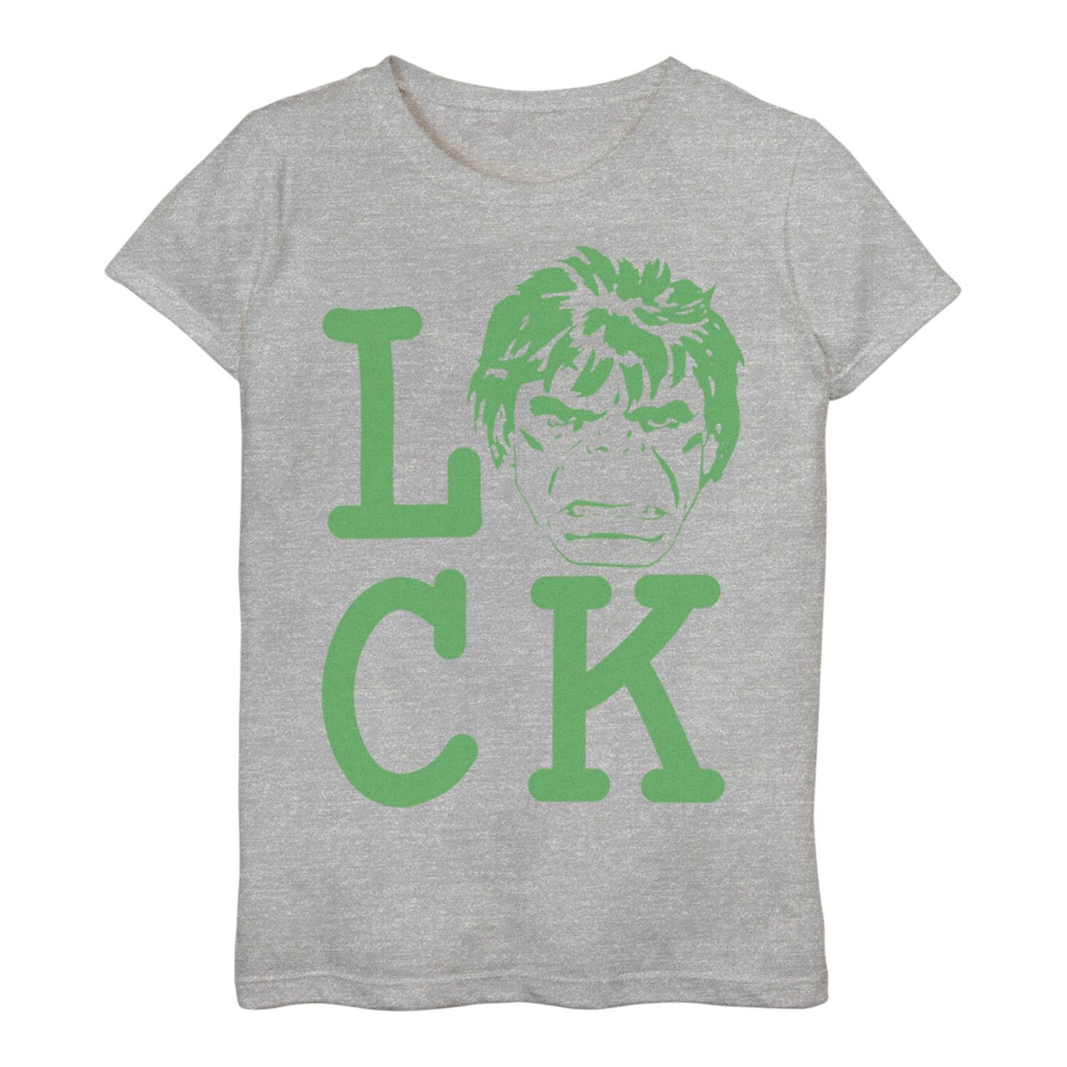 

Футболка «Marvel Hulk «Luck» для девочек 3–16 лет ко Дню Святого Патрика» Licensed Character