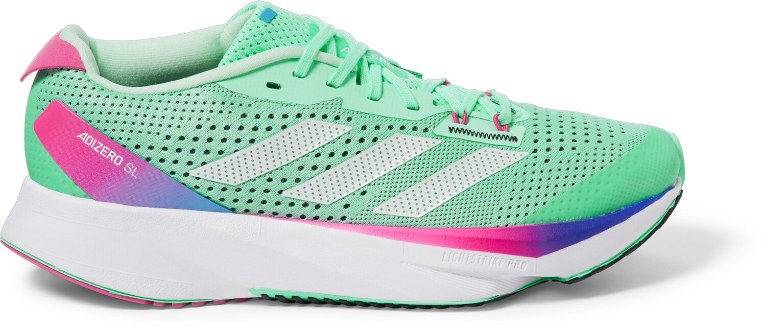 

Кроссовки для шоссейного бега Adizero SL — женские adidas, зеленый