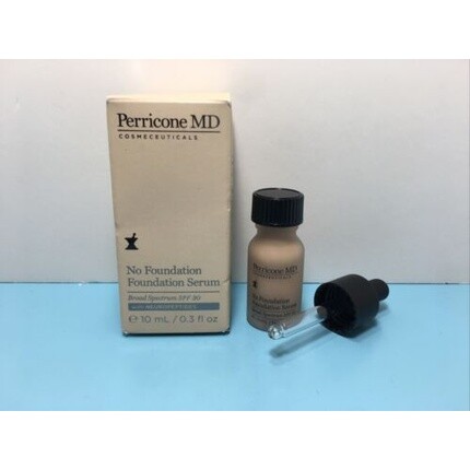 

Perricone MD No Foundation Тональная сыворотка SPF 30, 0,3 унции — новая и в упаковке