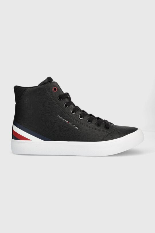 

Кожаные кроссовки TH HI VULC CORE LTH Tommy Hilfiger, черный