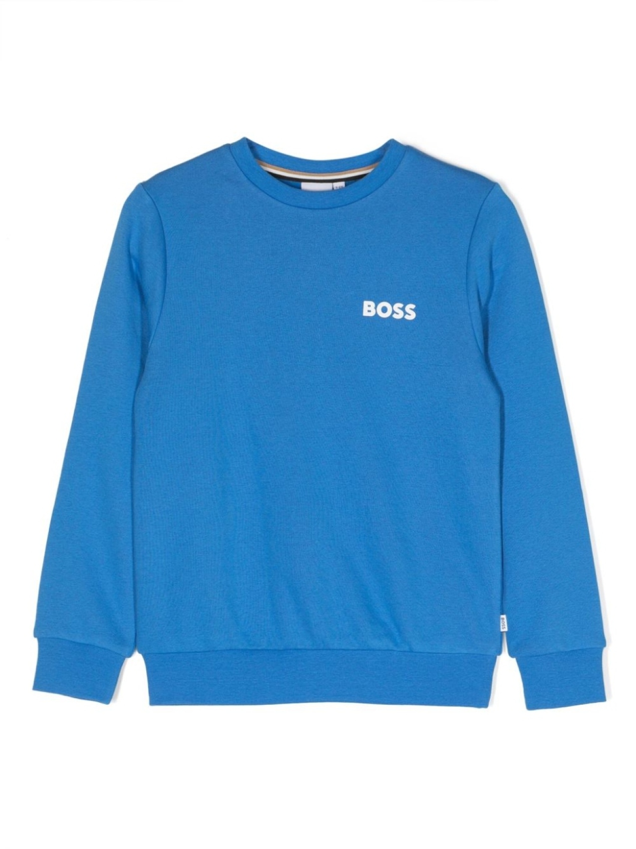 

BOSS Kidswear толстовка с логотипом, синий