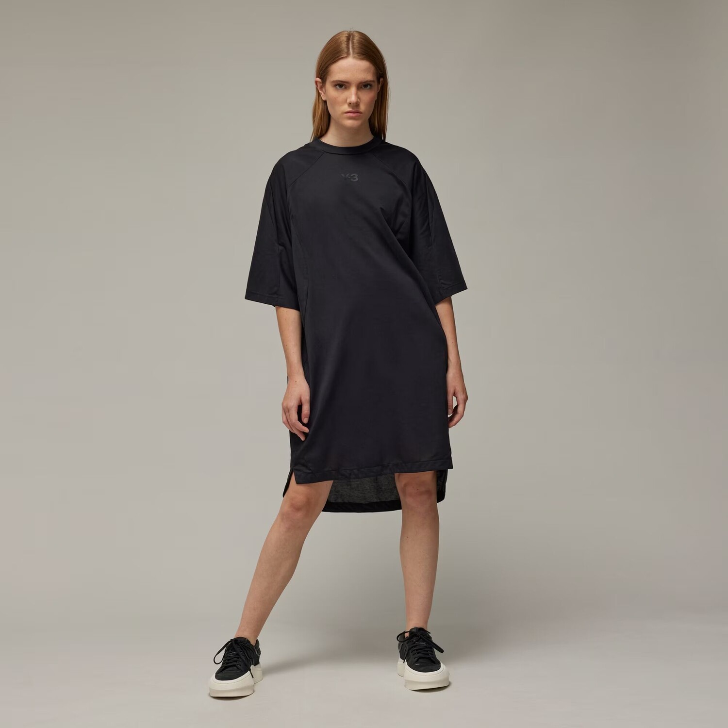 

Хлопковое платье-футболка Y-3 Adidas