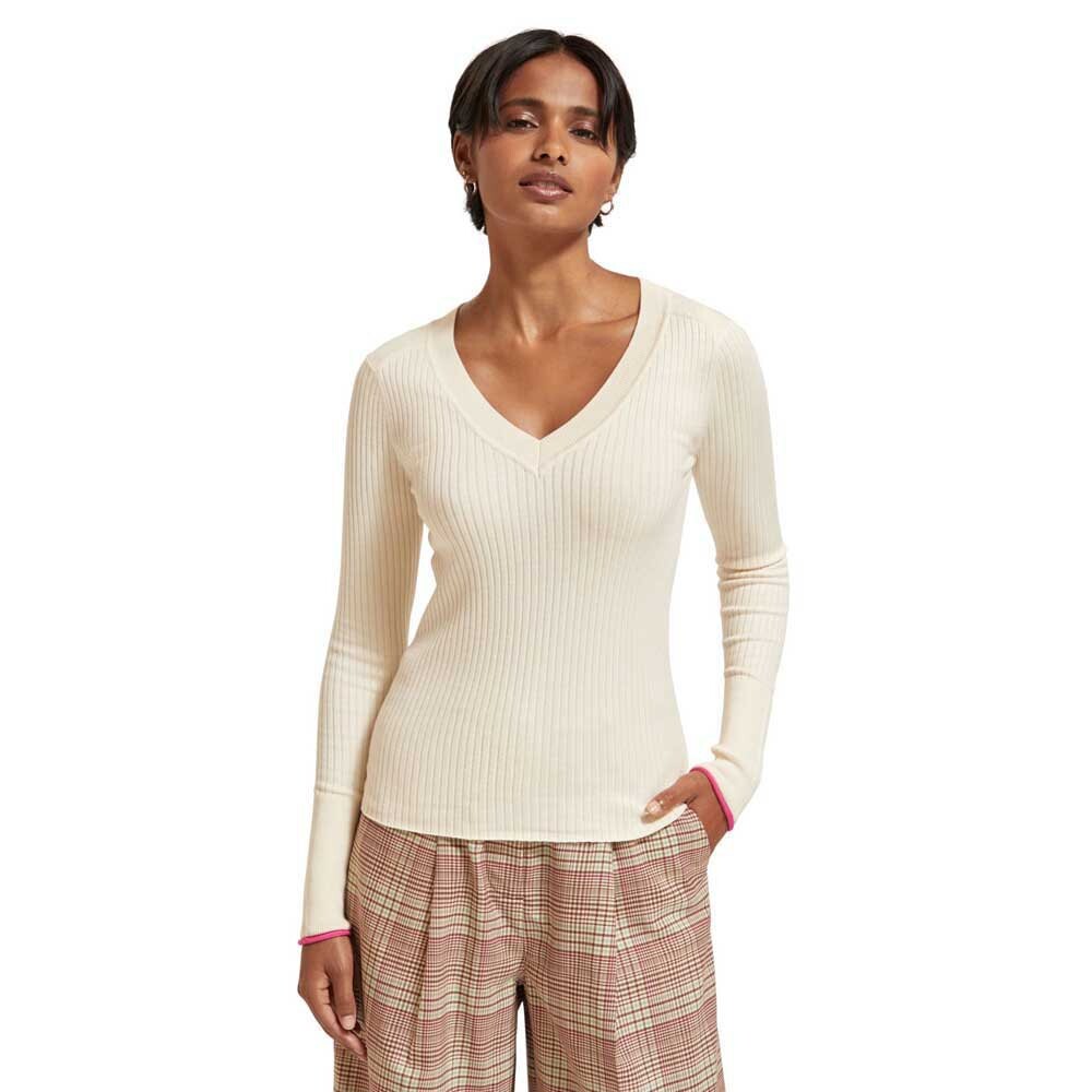 

Свитер Scotch & Soda 176855 V Neck, бежевый
