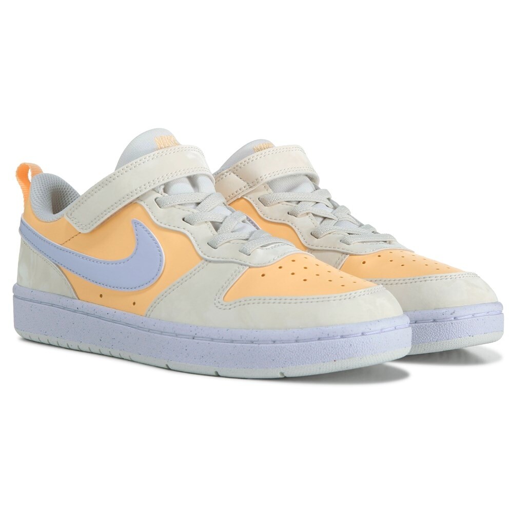 

Детские низкие кеды Court Borough Recraft Little Kid Nike, серый