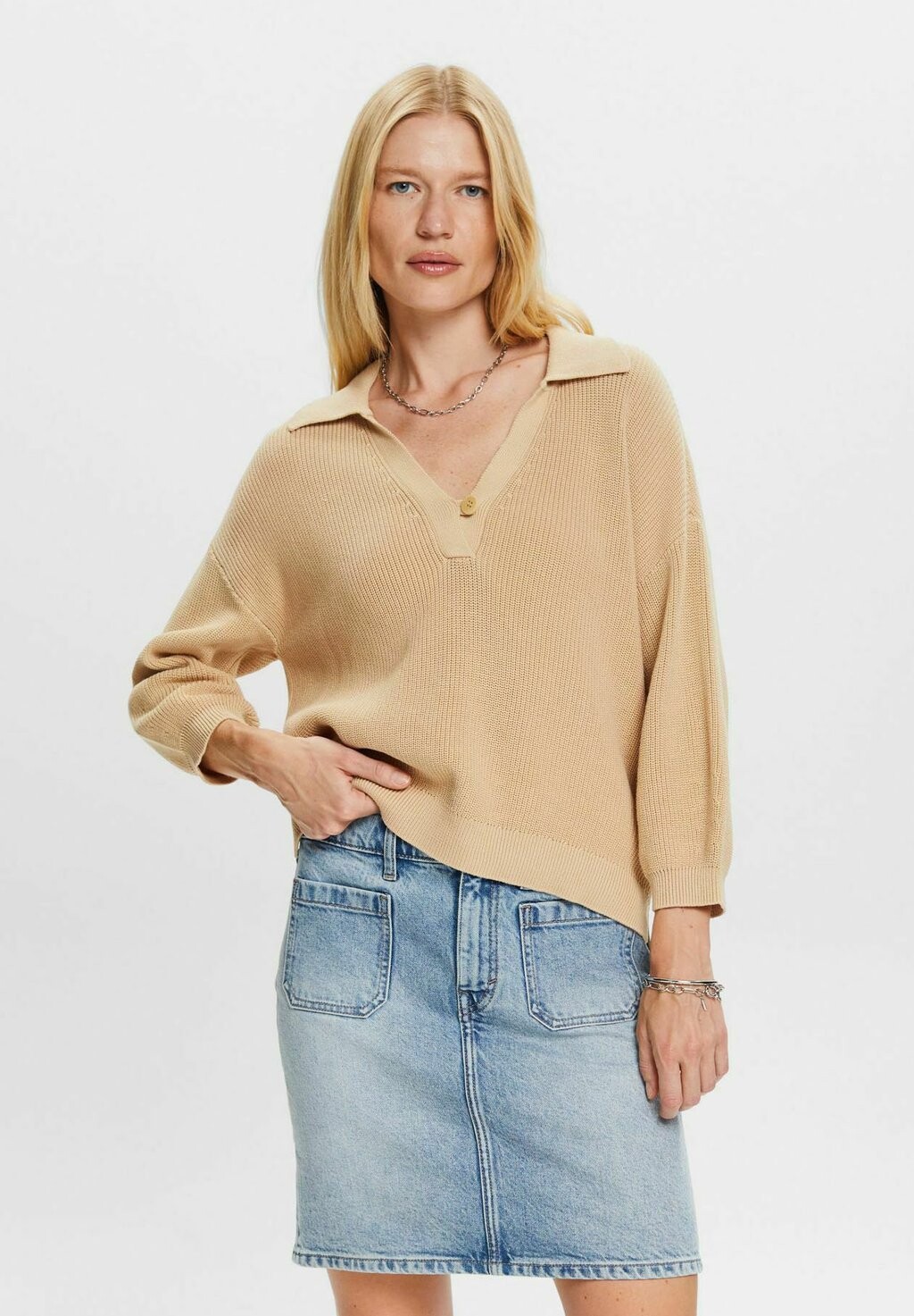 

Свитшот Esprit, песочный, Бежевый