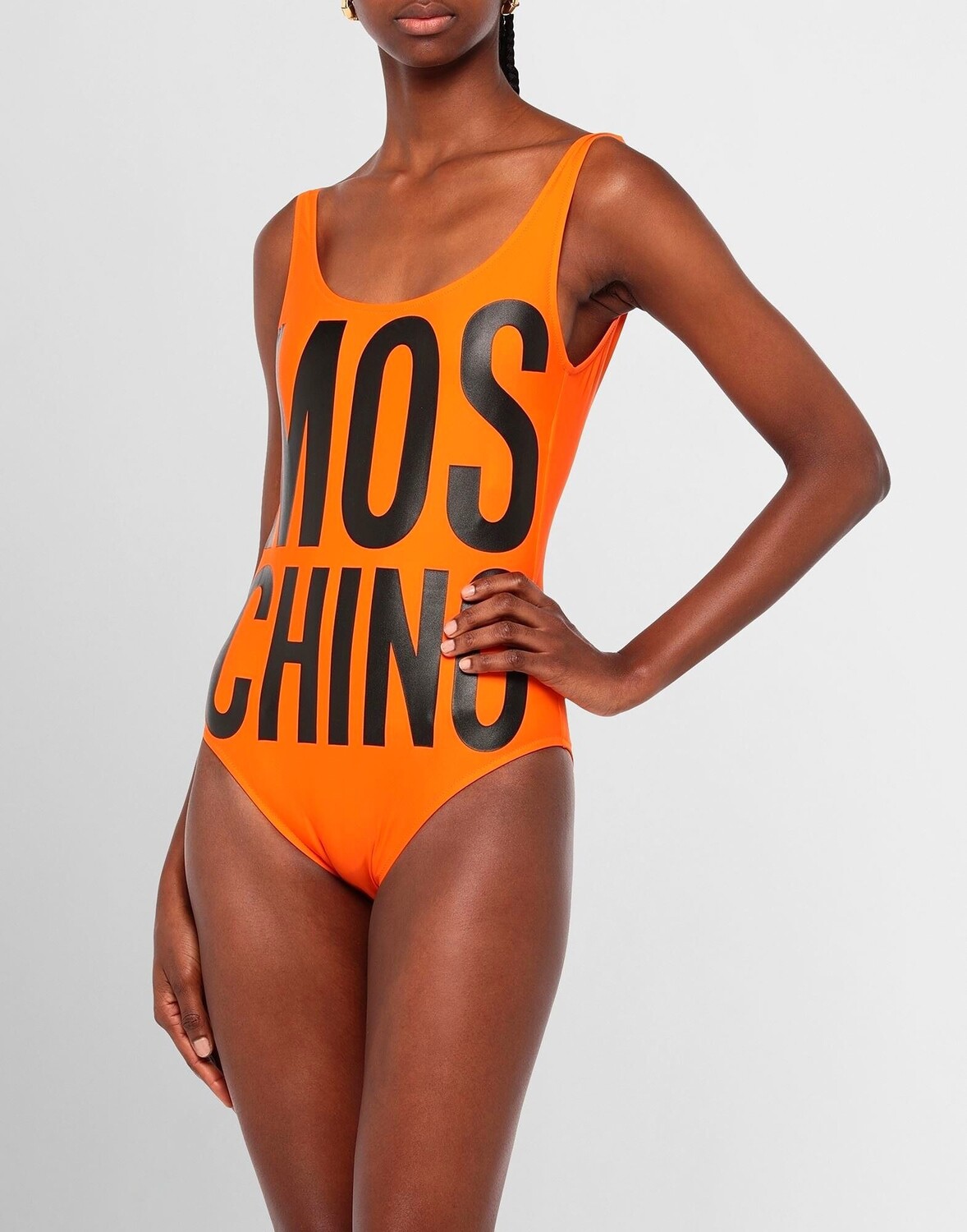 

Цельный купальник Moschino, оранжевый