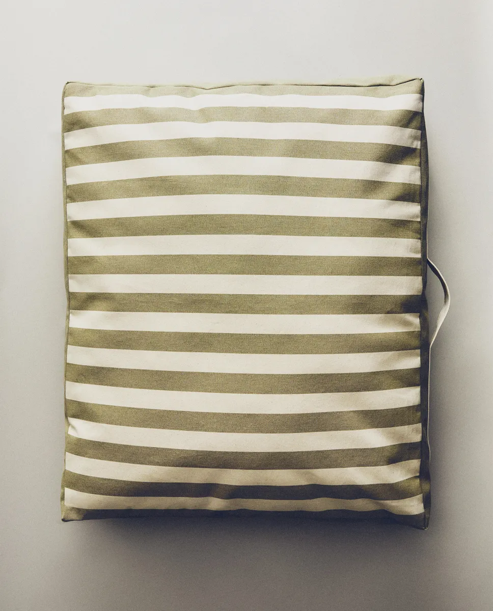 

Полосатая кровать для домашних животных xl Zara Home, зеленый