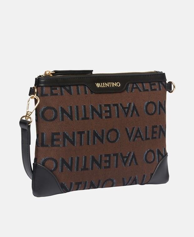 

Сумка-мессенджер VALENTINO, темно коричневый