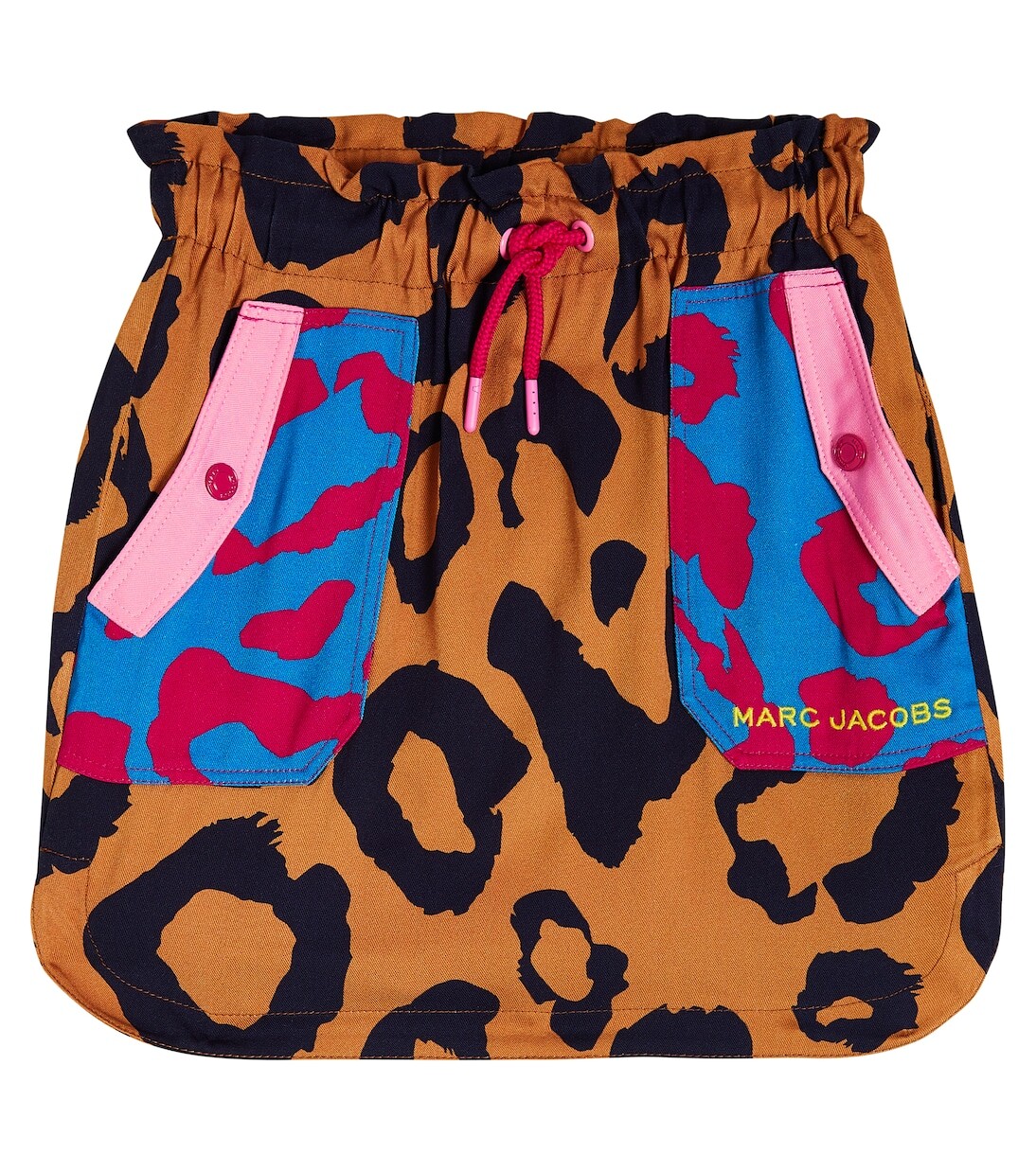 

Хлопковая юбка с принтом Marc Jacobs Kids, мультиколор