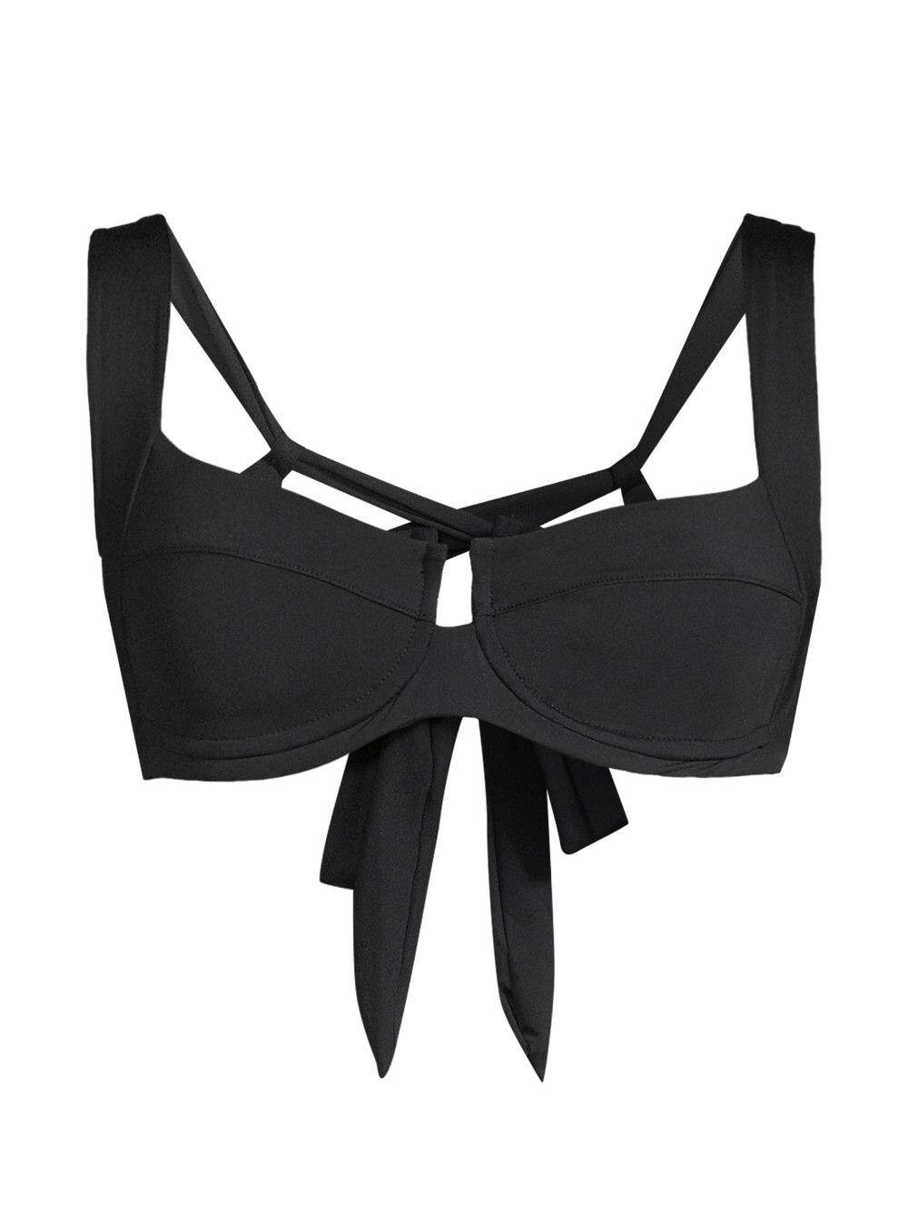 

Верх бикини Sensual Solids Camellia L*Space, черный