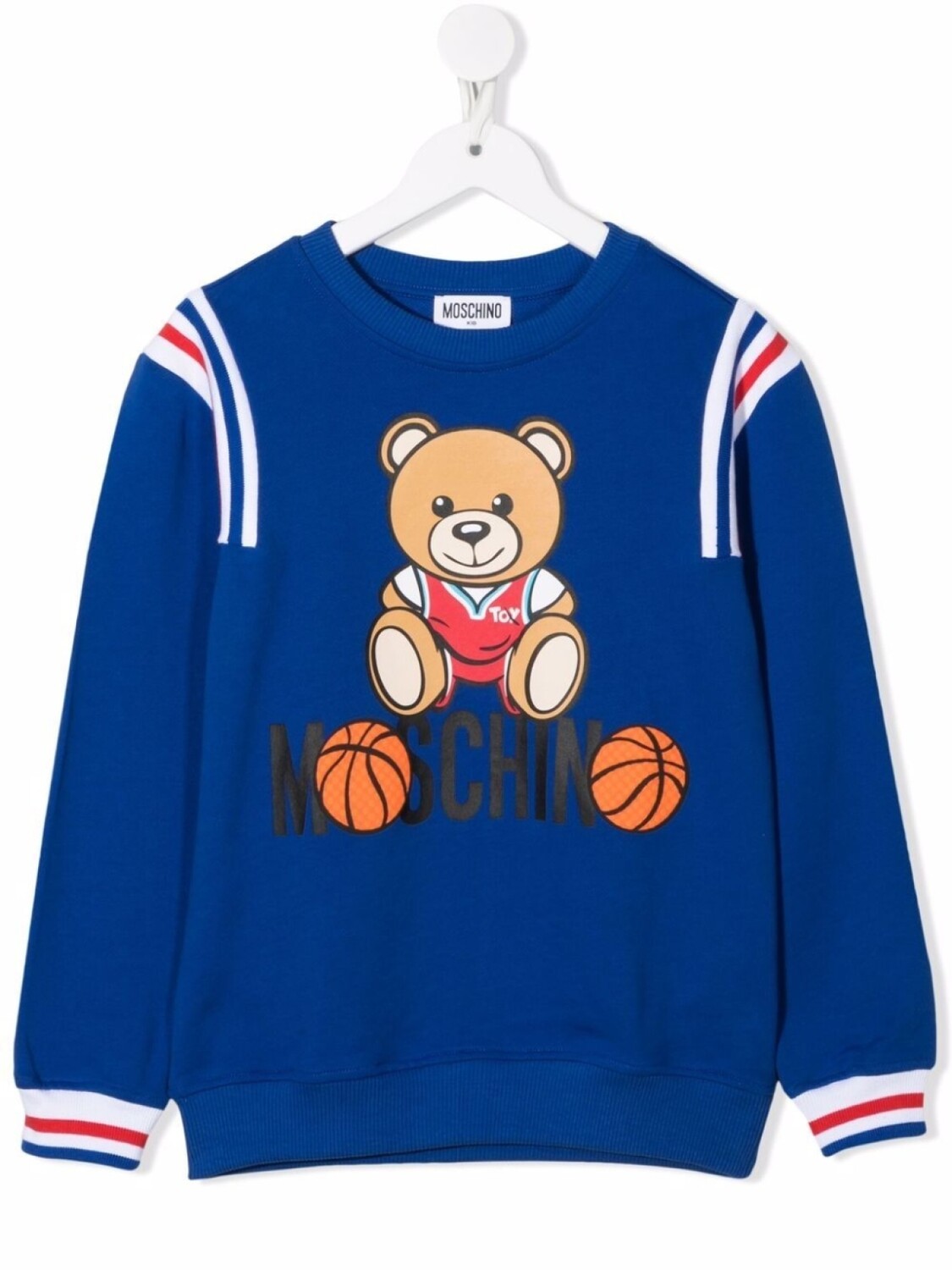 

Толстовка с принтом Teddy Bear Moschino Kids, синий