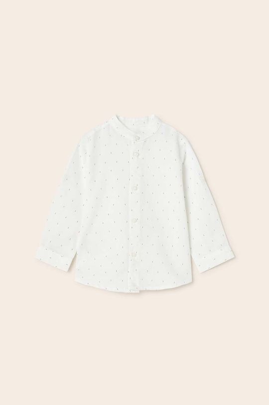 Рубашка с добавлением льна для ребенка Mayoral, белый