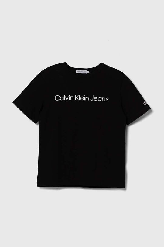 

Calvin Klein Jeans Детская хлопковая футболка, черный