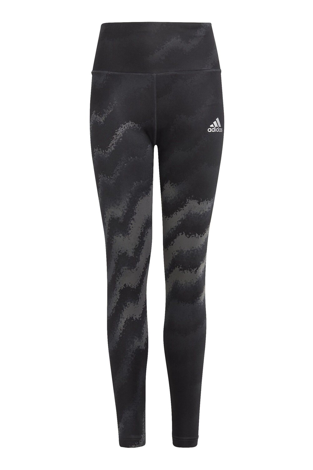 

Тренировочные леггинсы с завышенной талией и принтом Junior Dance AEROREADY adidas, серый