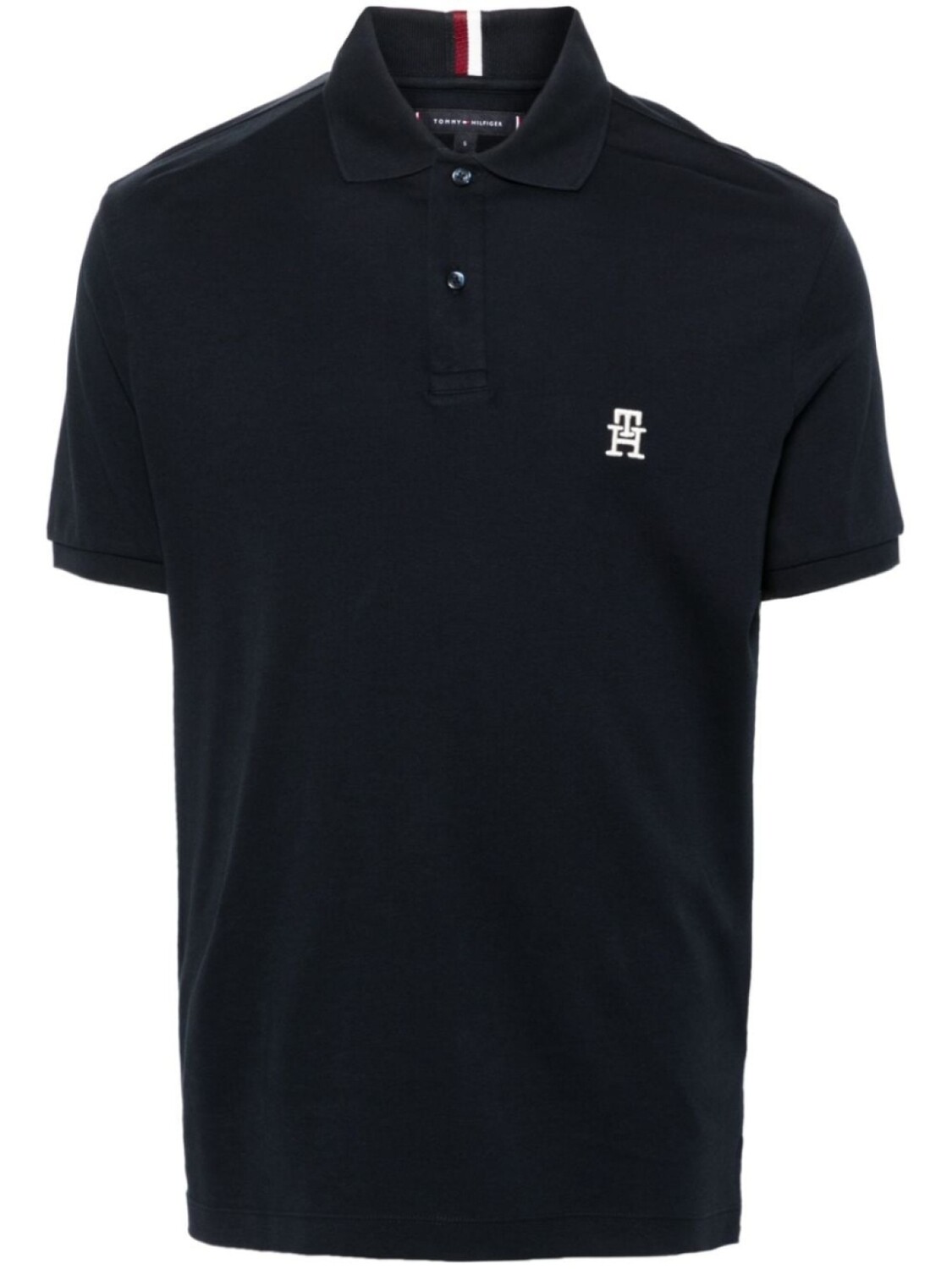 

Tommy Hilfiger рубашка поло с монограммой TH, синий