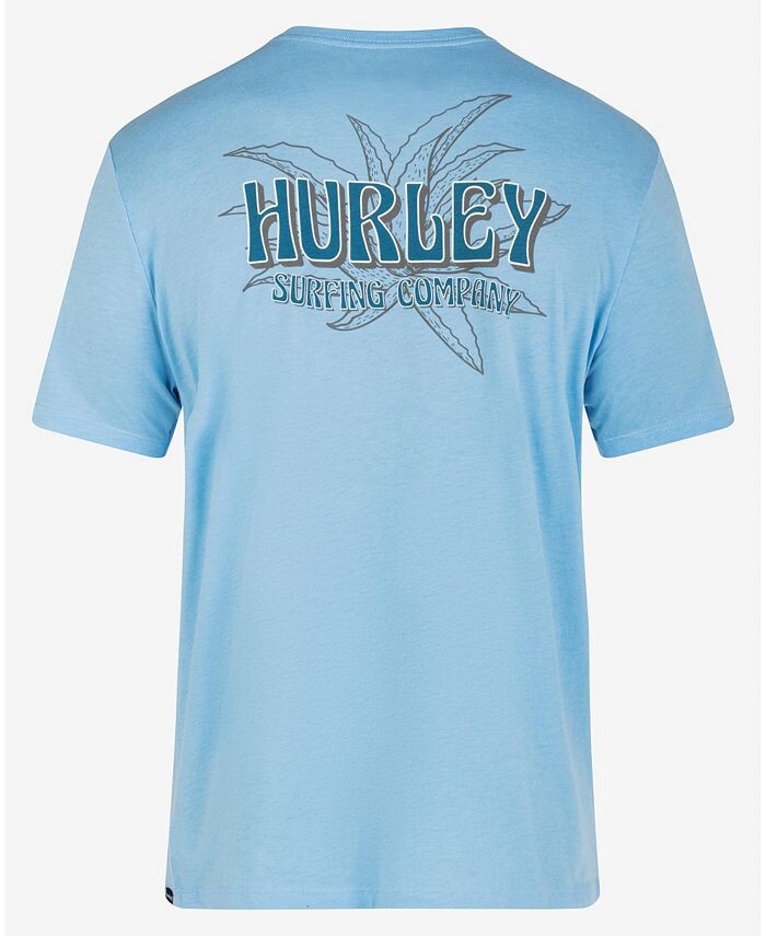 

Мужская футболка с коротким рукавом Aloe Life на каждый день Hurley, синий