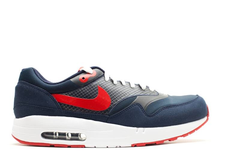 

Кроссовки Nike AIR MAXIM 1+ 'OMEGA PACK - OBSIDIAN OLYMPIC RED',