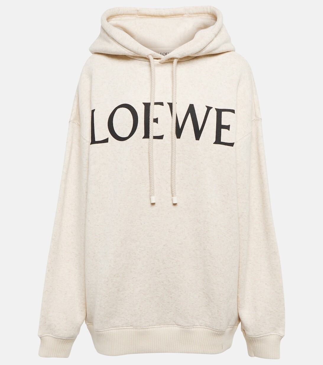 

Худи из смесового хлопка с логотипом LOEWE, белый