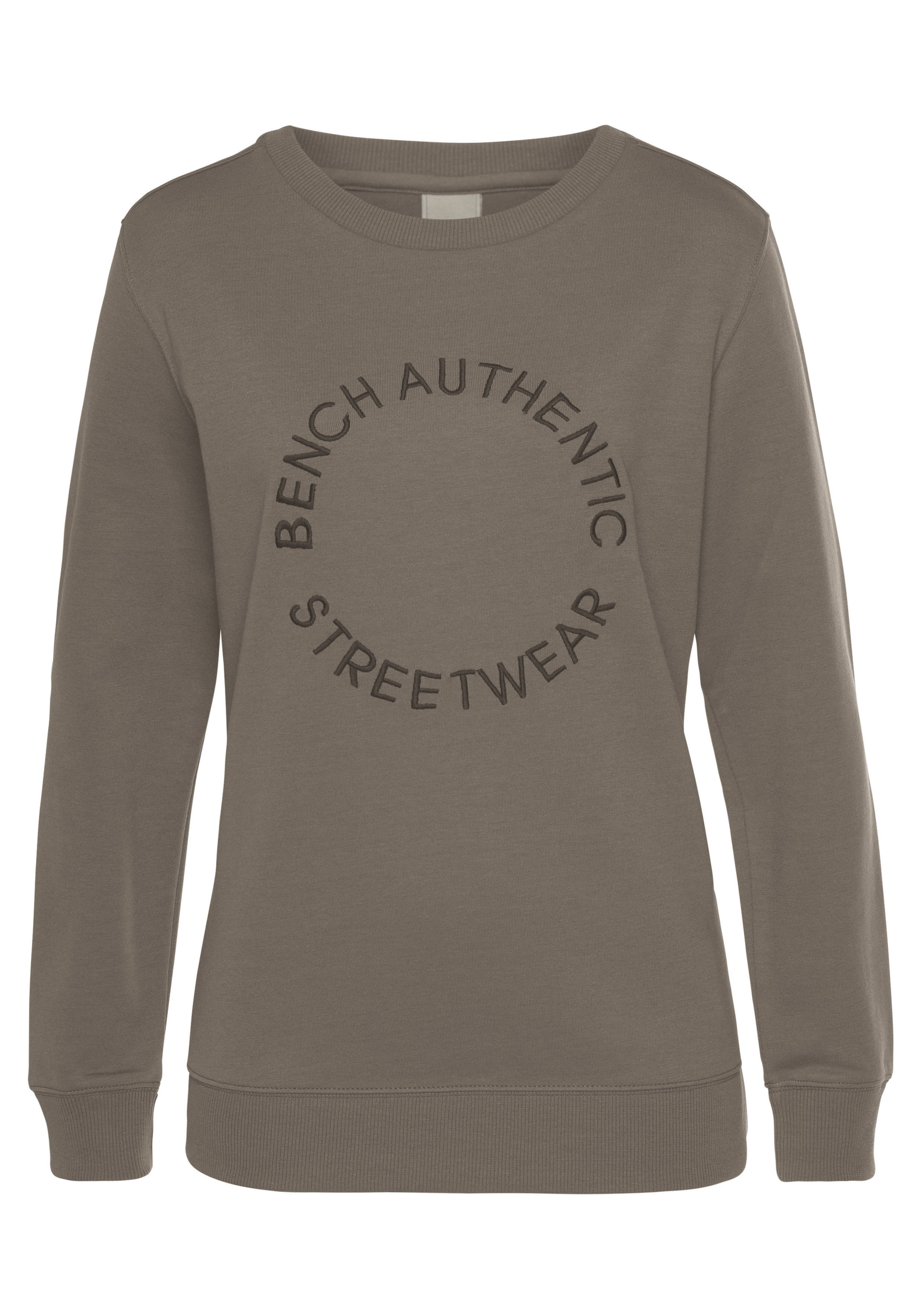 Свитер Bench Sweatshirt, серо-коричневый поло zara sweatshirt with zip серо коричневый