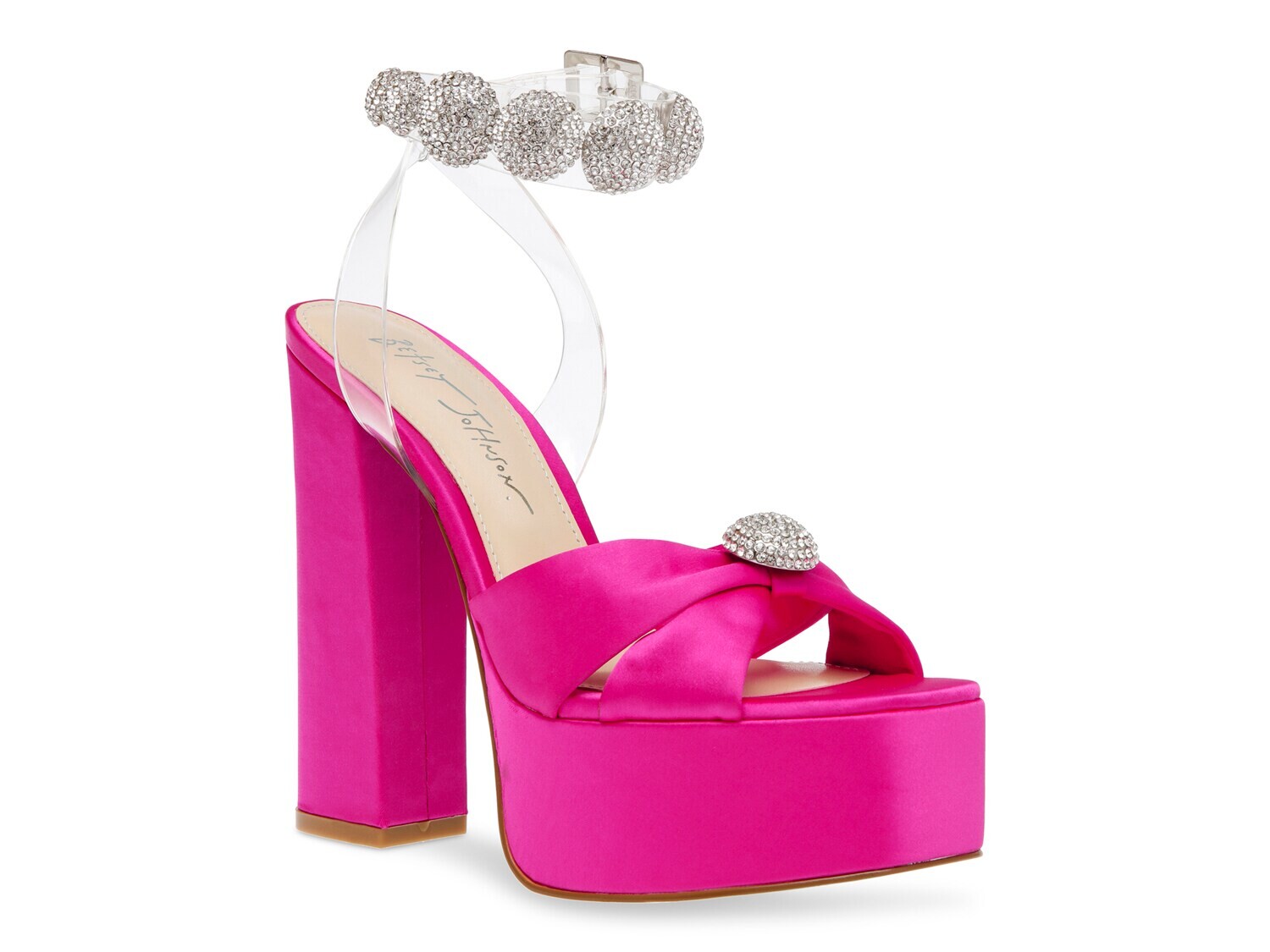 

Сандалии на платформе Betsey Johnson Mason, фуксия
