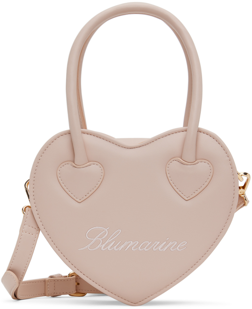 Детская розовая сумка в форме сердца Miss Blumarine