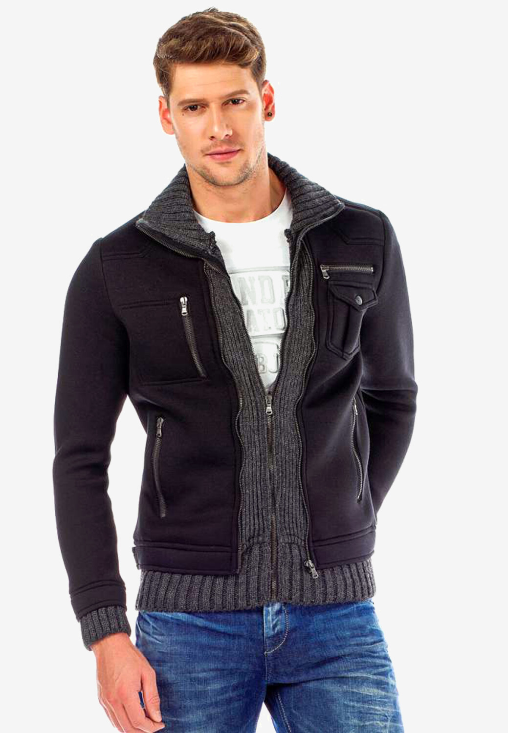 

Куртка Cipo & Baxx Freizeitjacke, черный