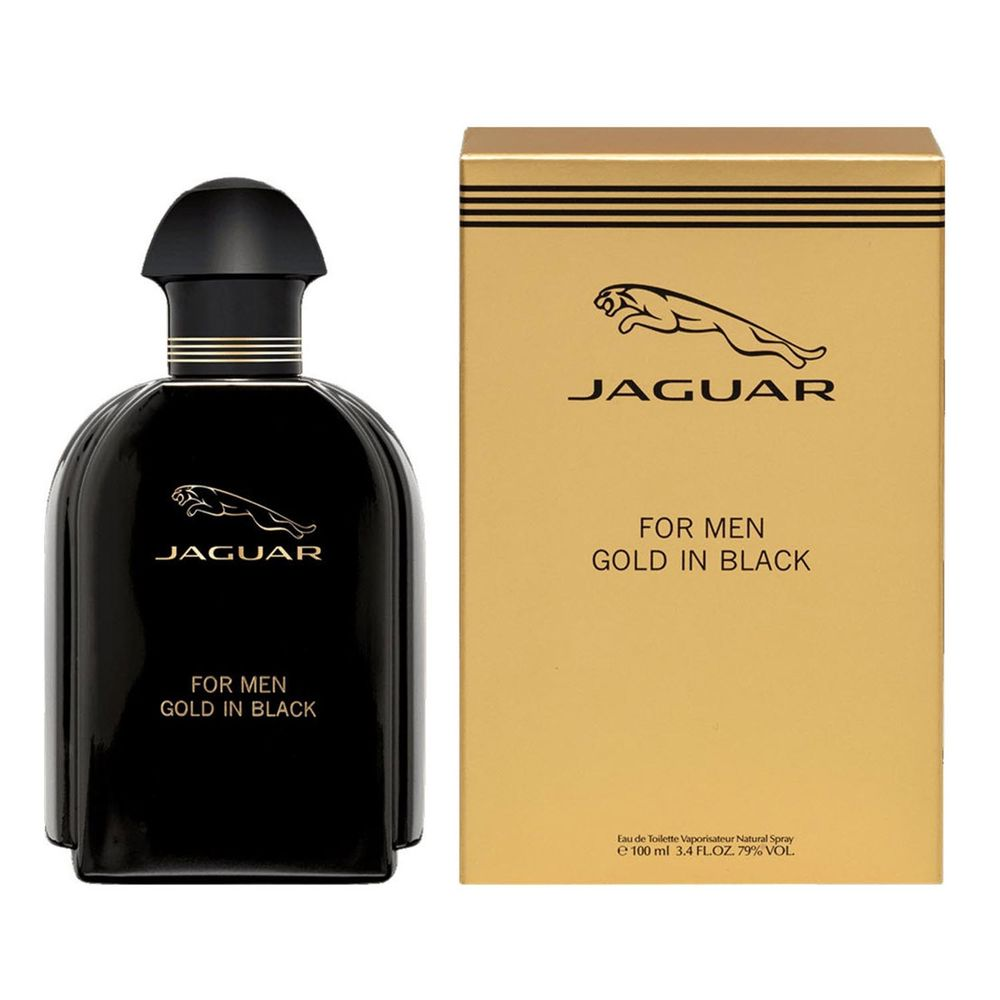Одеколон Gold in black eau de toilette Jaguar, 100 мл цена и фото