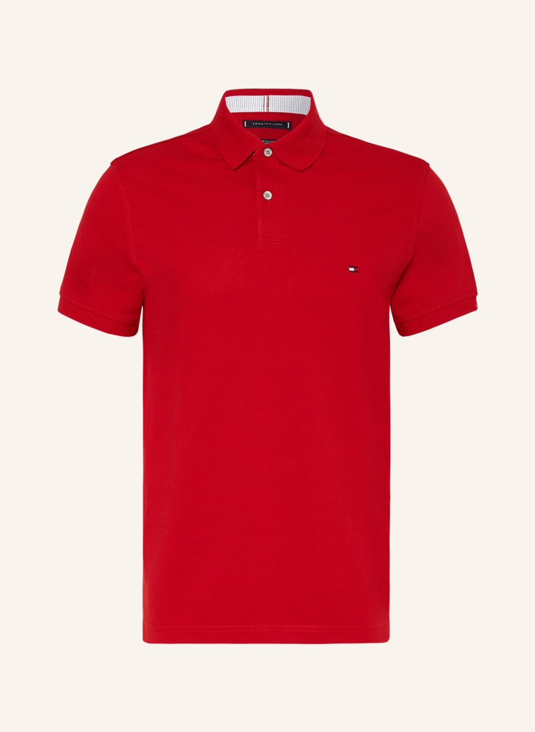 

Рубашка поло TOMMY HILFIGER Piqué Regular Fit, темно-красный