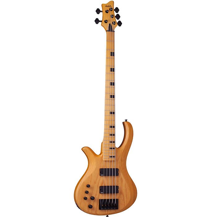 Басс гитара Schecter Riot Session-5 LH Bass Guitar in Aged Natural Satin, 2857 гитара леворукая encore lh e4blk