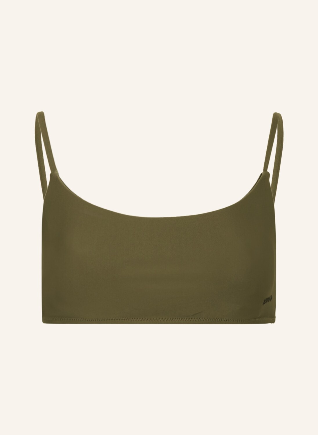

Топ бикини HUGO Bralette PURE, хаки