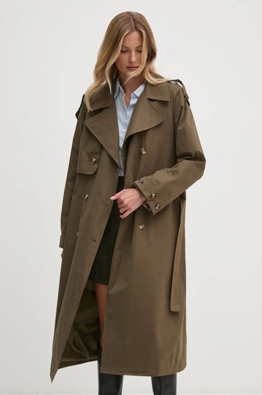 

Тренч BIANCA Pepe Jeans, зеленый