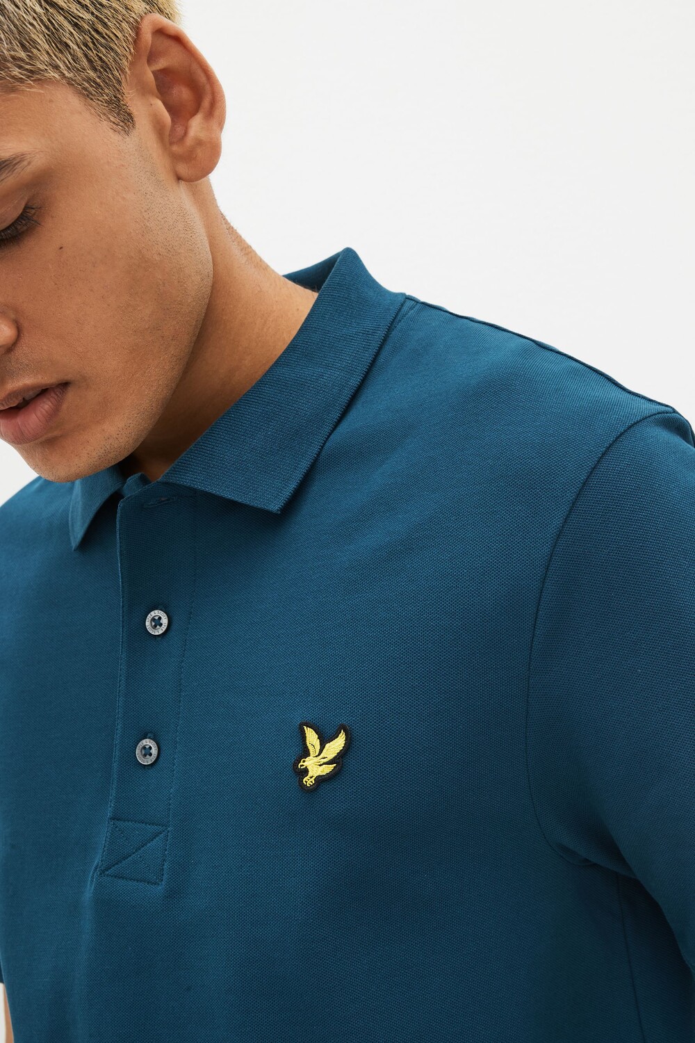 

Рубашка поло больших размеров Lyle & Scott, синий
