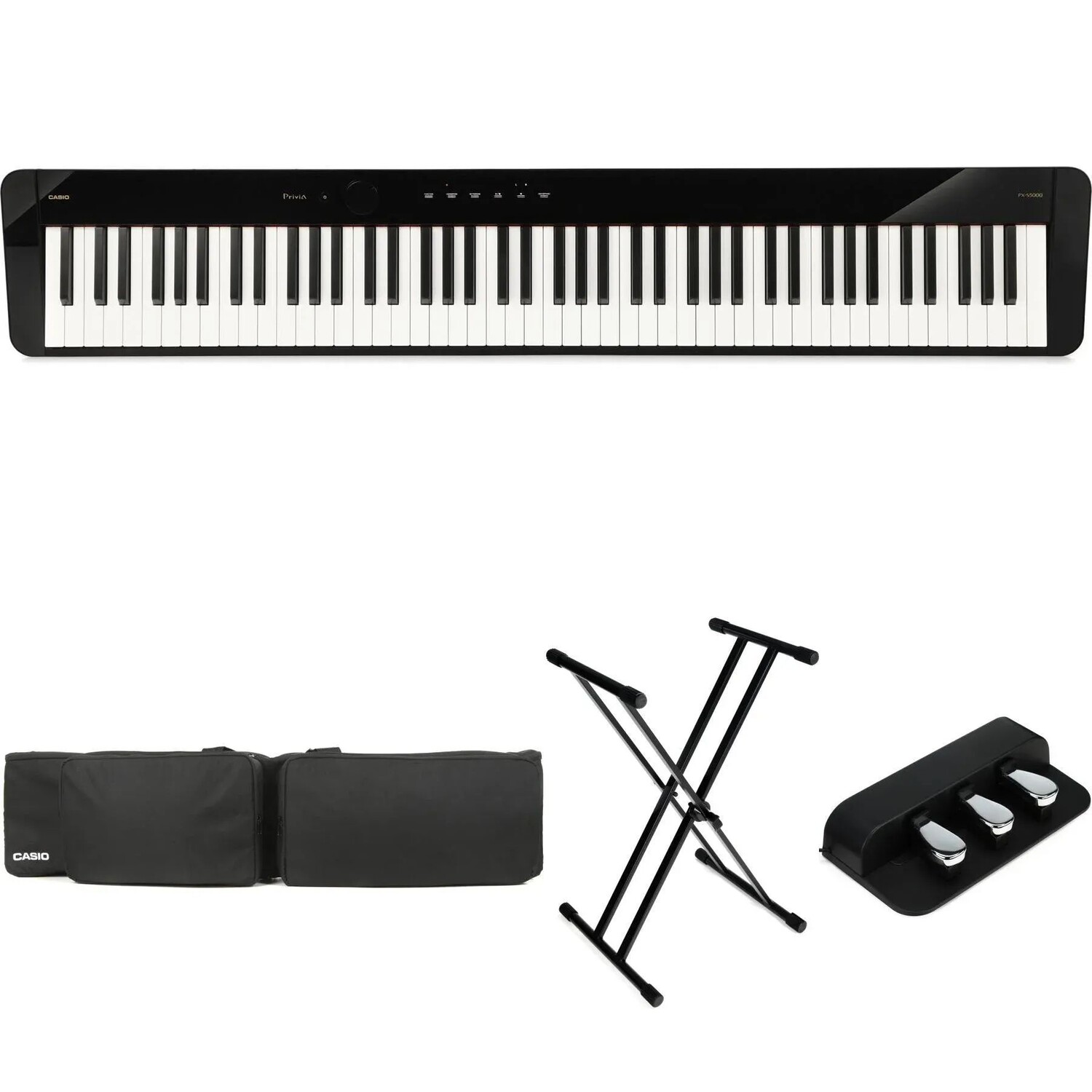 

Комплект цифрового пианино Casio Privia PX-S5000 — черный