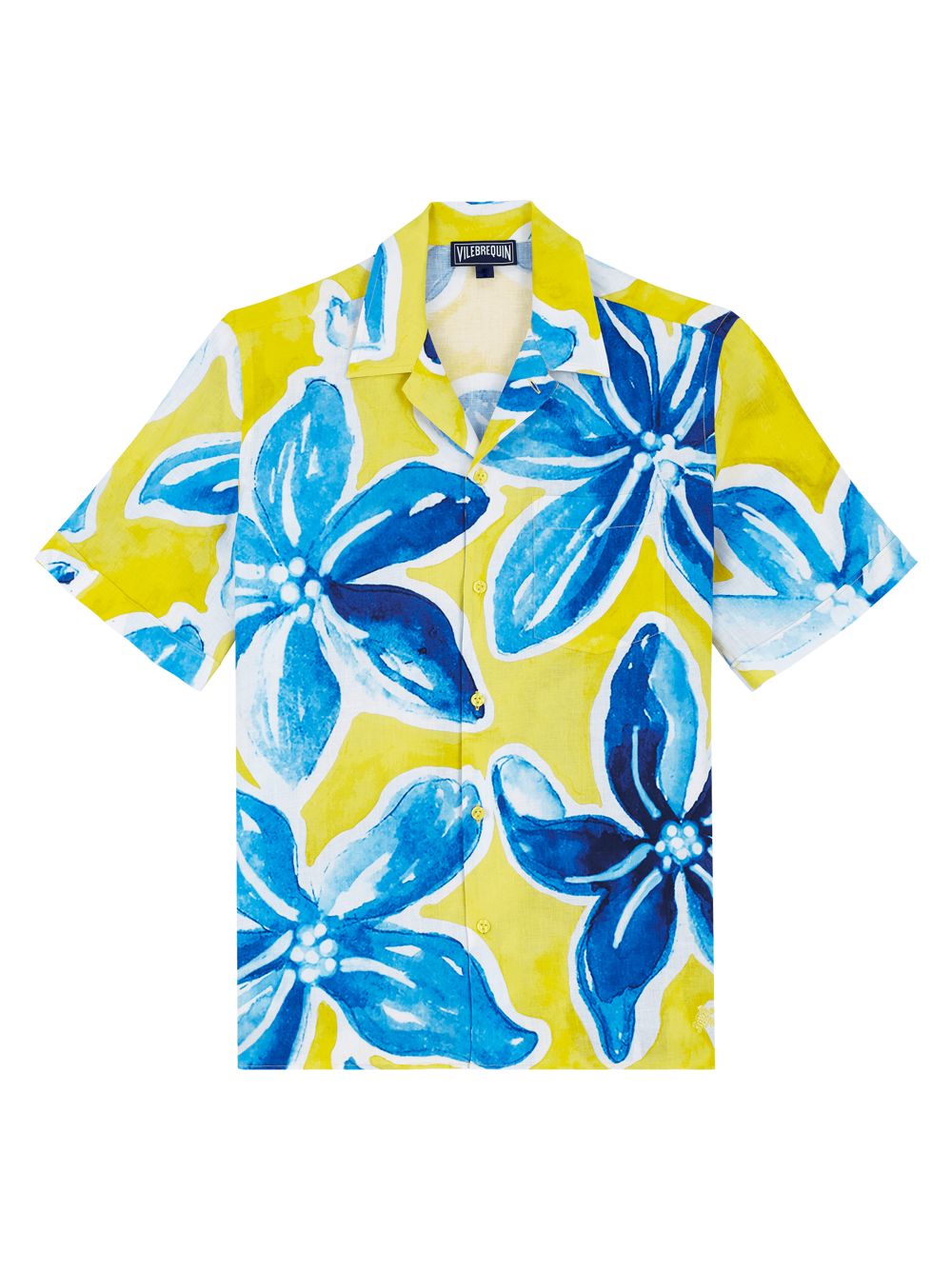 цена Рубашка Raia с цветочным принтом и пуговицами спереди Vilebrequin