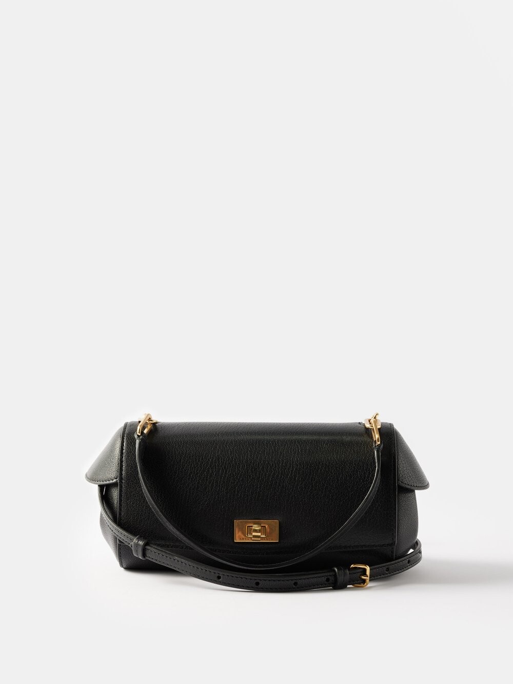 

Кожаная сумка через плечо tube Anya Hindmarch, черный