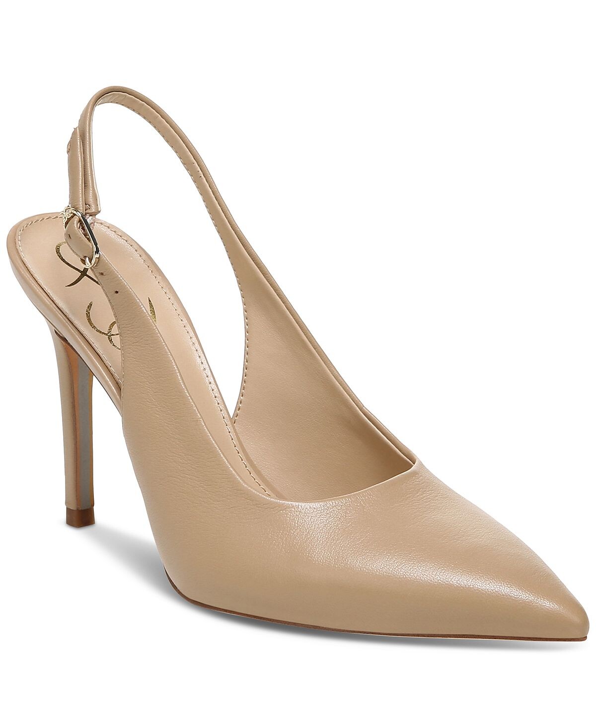 

Женские туфли-лодочки орехового цвета с открытой пяткой Sam Edelman