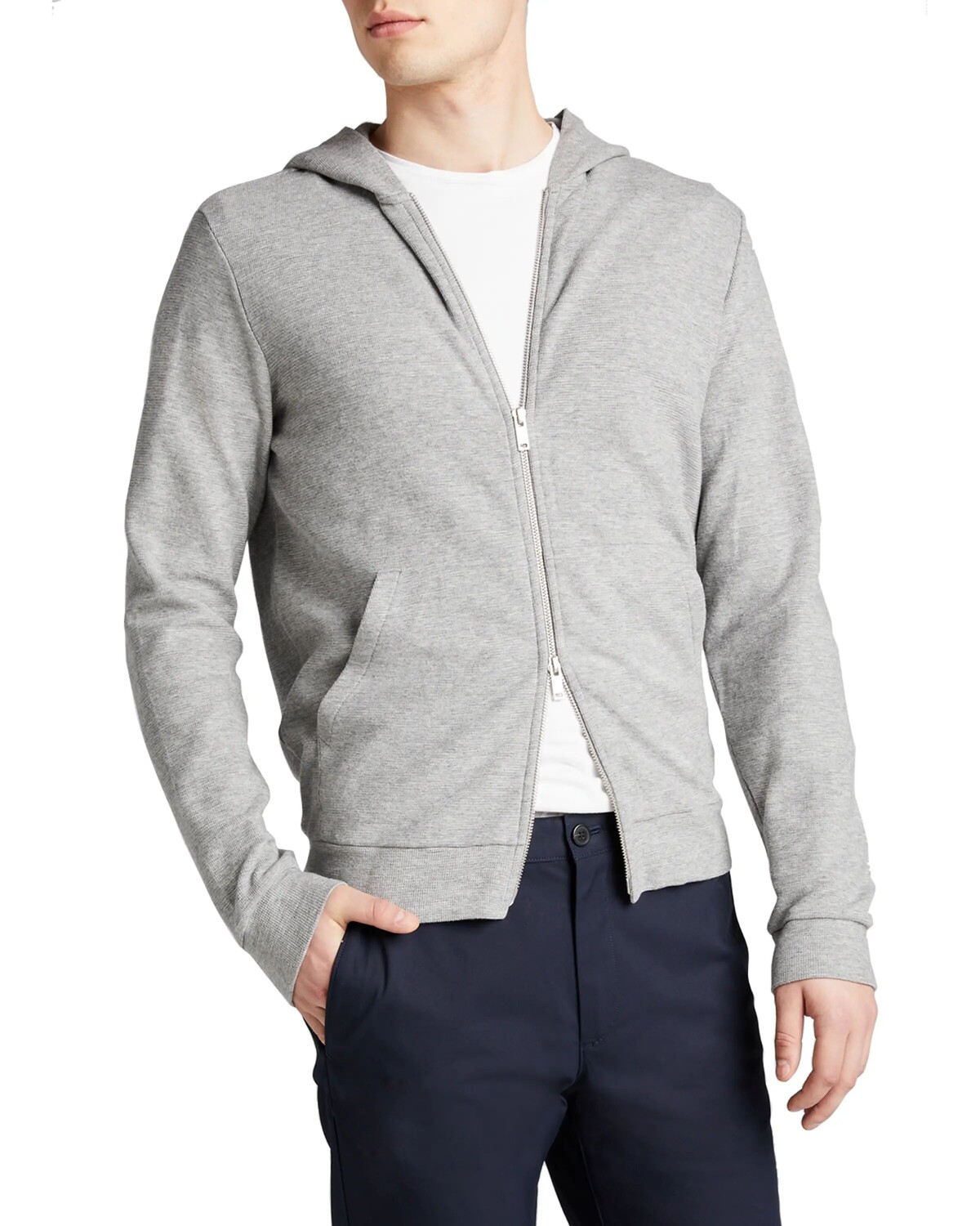 

Мужская толстовка с капюшоном Ridge Waffle Theory, цвет Grey Heather