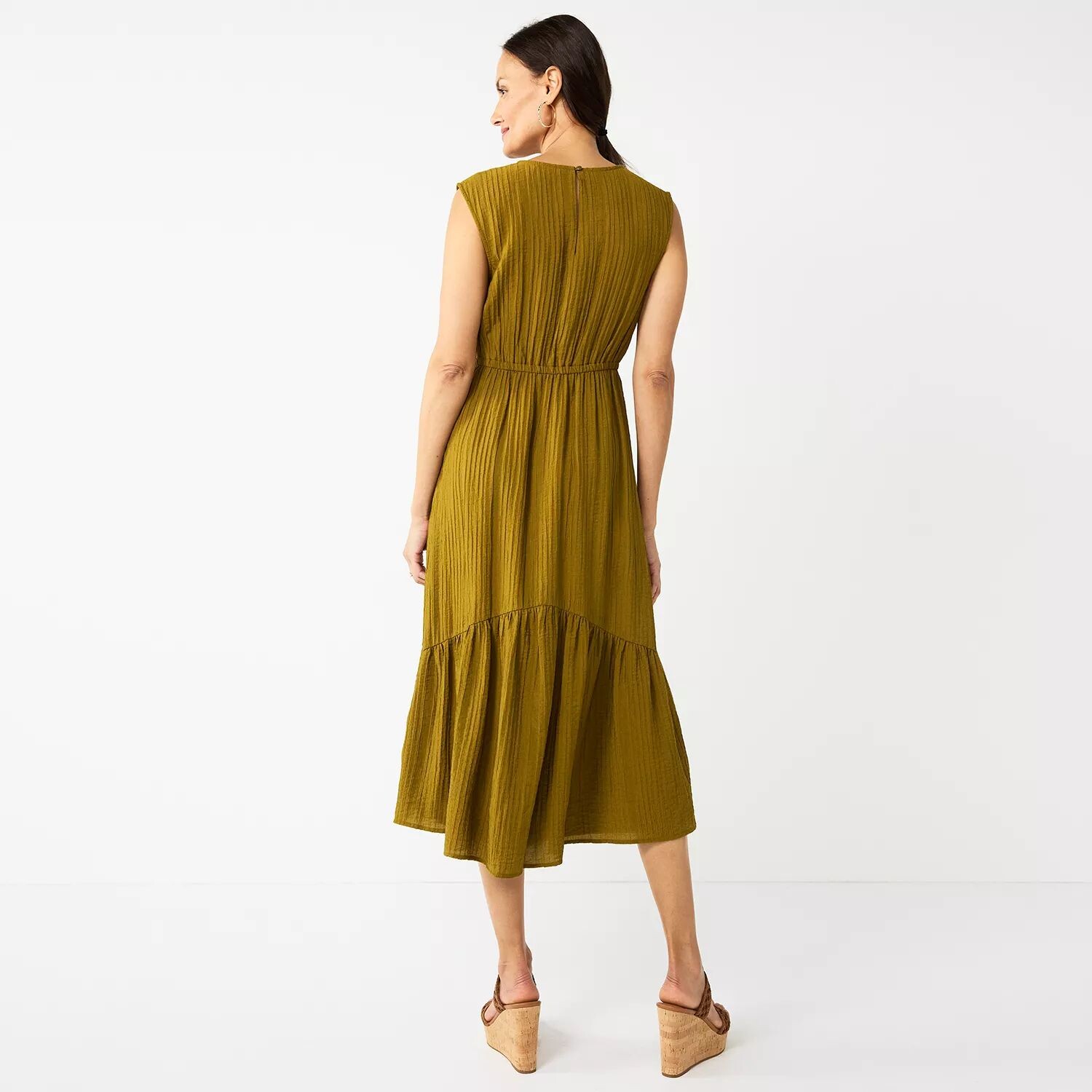 

Женское девятиуровневое платье миди West Nine West