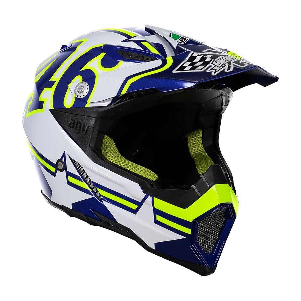 

Шлем для мотокросса AGV AX-8 Evo Top, синий