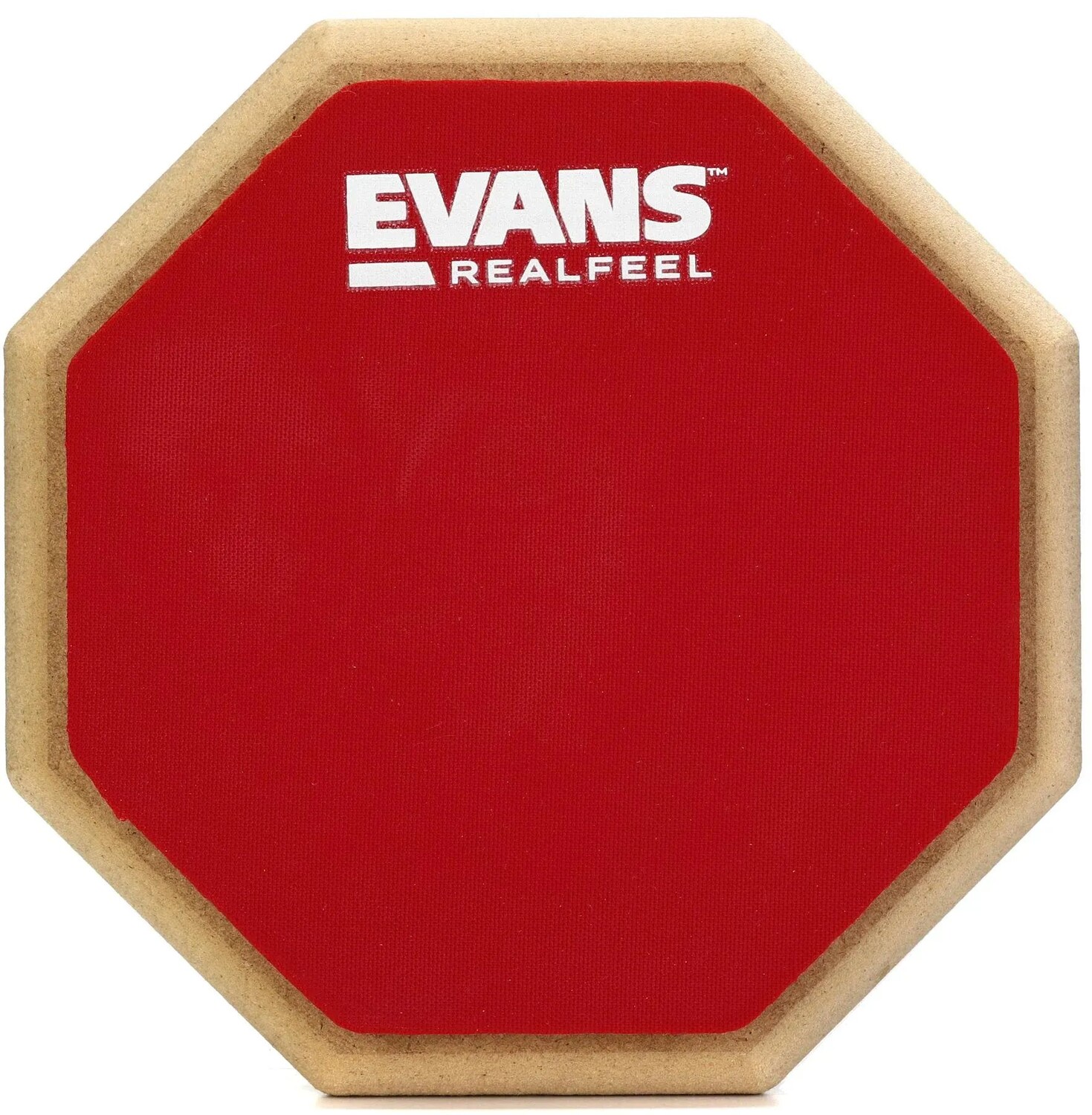 

Двусторонний тренировочный пэд Evans RealFeel, 6 дюймов, эксклюзивный красный цвет Sweetwater