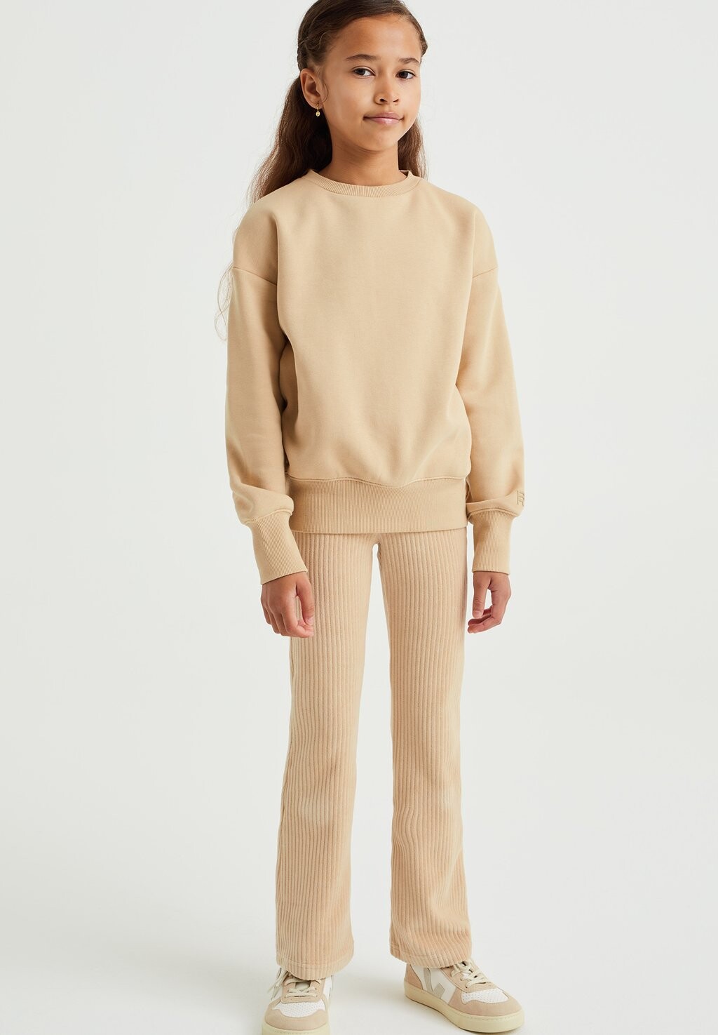 

Брюки WE Fashion, бежевые