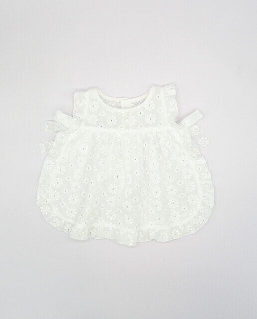 

Хлопковое платье для девочки Fina Ejerique, белый