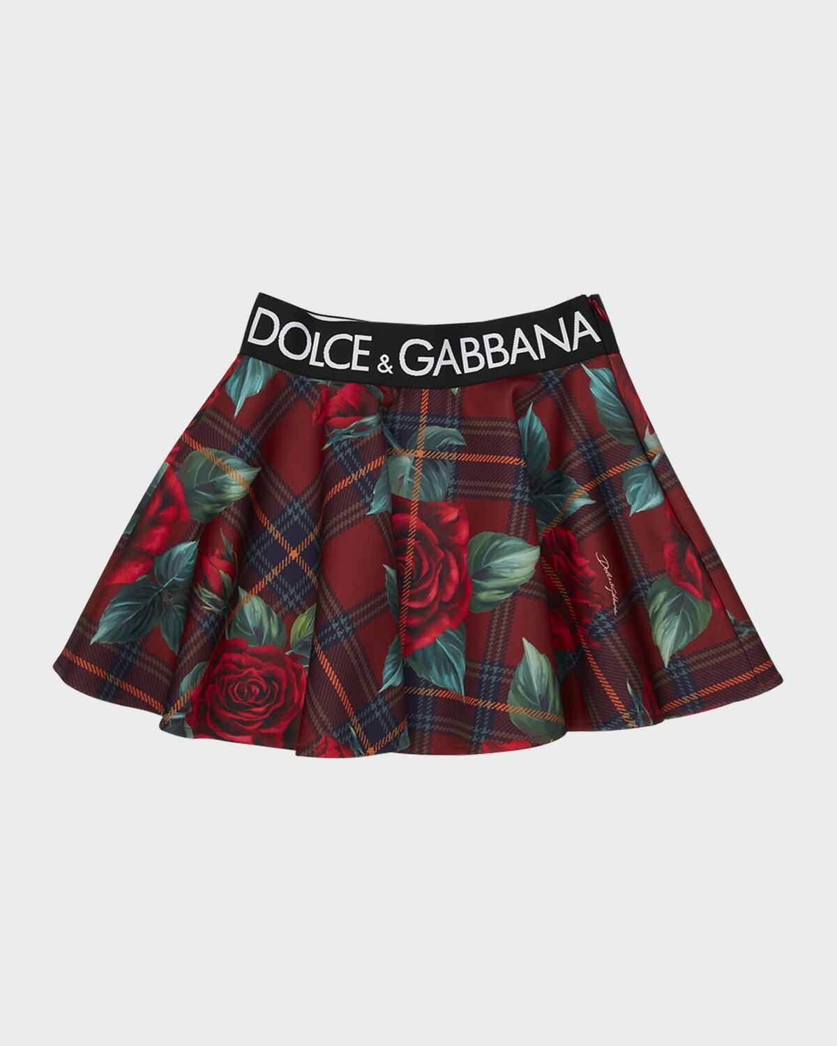 

Мини-юбка Scuba с принтом роз для девочек, размер 8–12 Dolce&Gabbana, цвет Multi