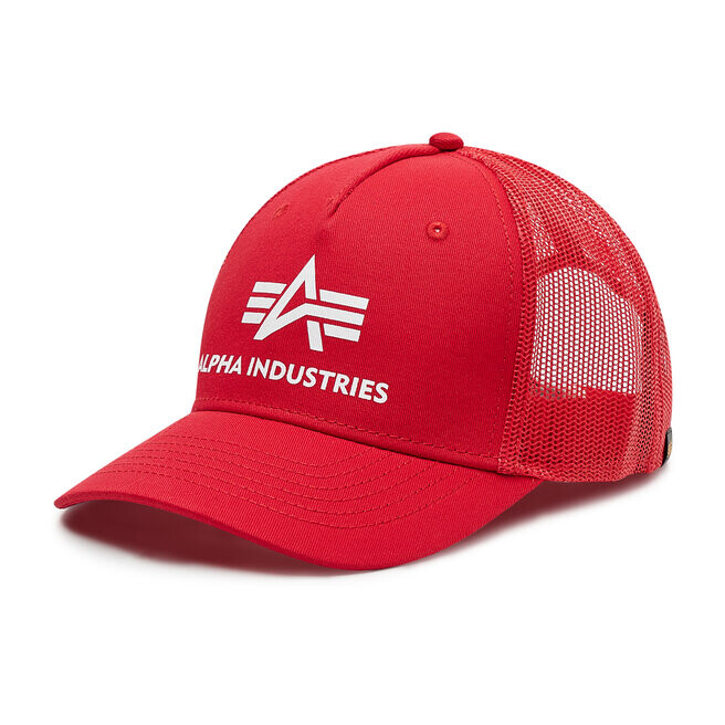 

Бейсболка Alpha Industries BasicTrucker, красный