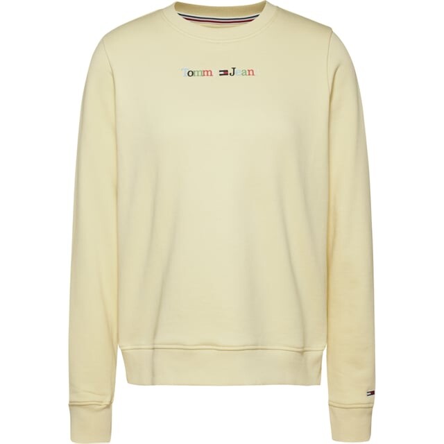 

Свитер цвета с засечками Tommy Jeans, желтый