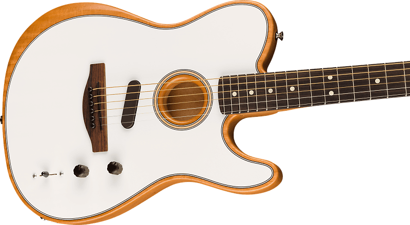 Акустическая гитара Fender Acoustasonic Player Telecaster- Artic White