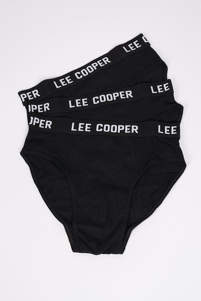 

Трусики с логотипом - 3 пары Lee Cooper, черный