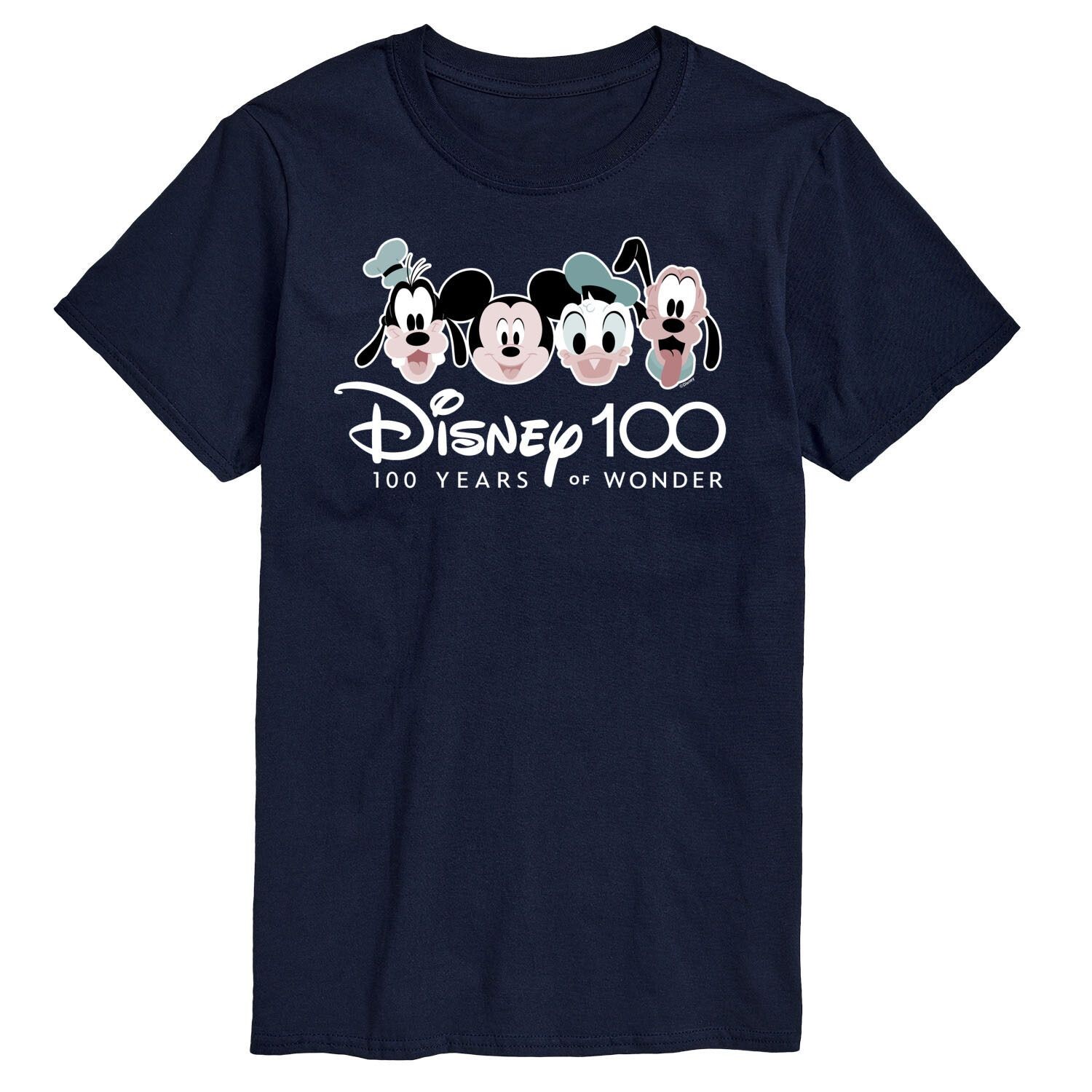 

Футболка с рисунком Disney's Big & Tall 100 Years of Wonder Group Licensed Character, синий